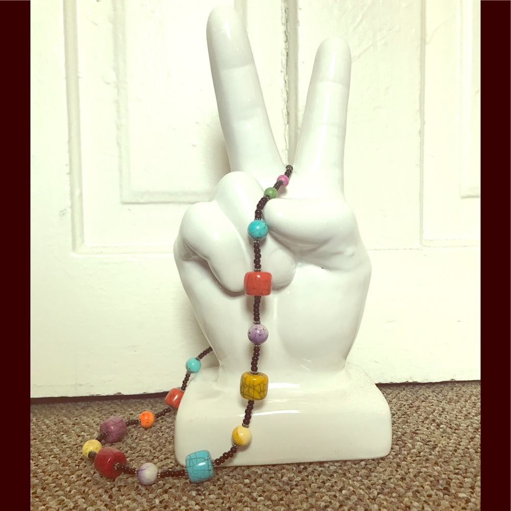 Funky, multi-colored necklace